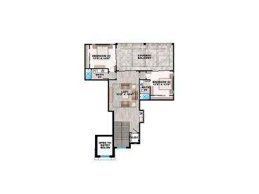 2nd Floor Plan, 069H-0029