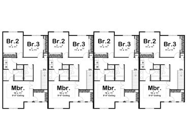 2nd Floor Plan, 050M-0031