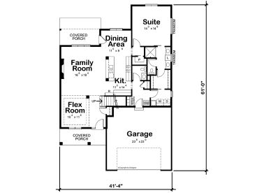 1st Floor Plan, 031H-0500