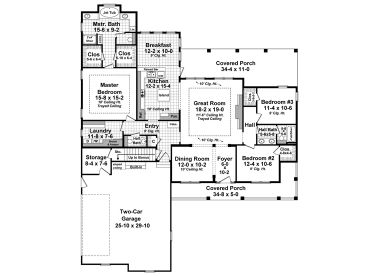 1st Floor Plan, 001H-0242