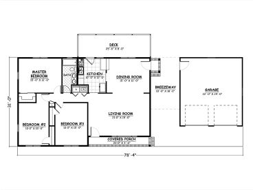 Floor Plan, 078H-0076