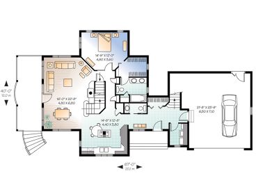 1st Floor Plan, 027H-0112
