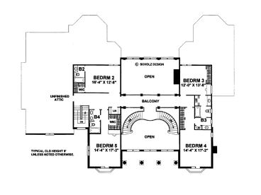2nd Floor Plan, 031H-0337
