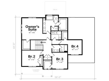 2nd Floor Plan, 031H-0527