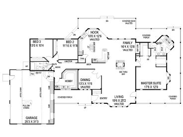 Floor Plan, 013H-0091