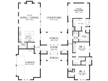 Floor Plan, 034H-0467