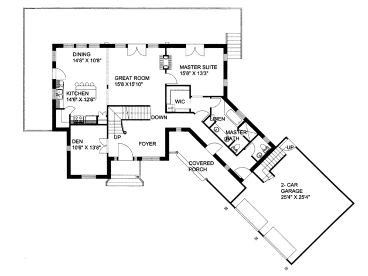 1st Floor Plan, 012H-0084
