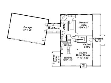1st Floor Plan, 051H-0167