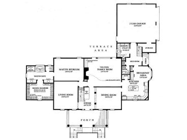 1st Floor Plan, 063H-0185