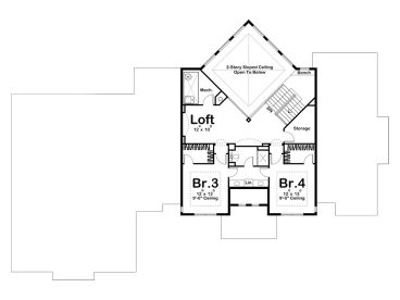2nd Floor Plan, 050H-0241