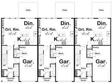1st Floor Plan, 050M-0025