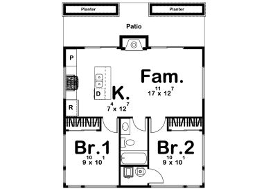 Floor Plan, 050H-0155