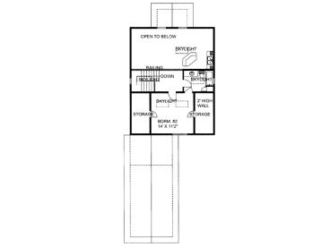 2nd Floor Plan, 012H-0198