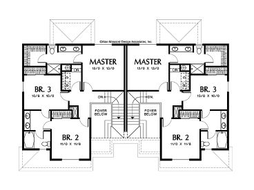2nd Floor Plan, 034M-0003