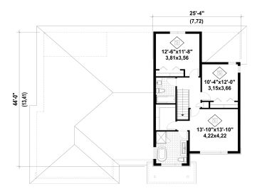 2nd Floor Plan, 072H-0178