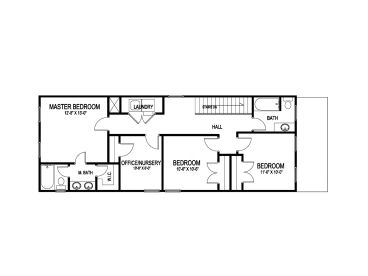 2nd Floor Plan, 058H-0068