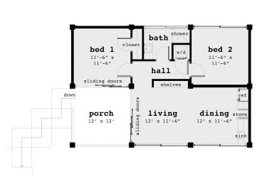 Floor Plan, 052H-0128