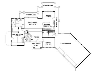 1st Floor Plan, 012H-0238