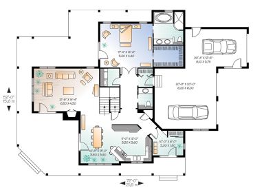 1st Floor Plan, 027H-0095