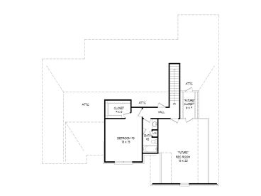 2nd Floor Plan, 062H-0007