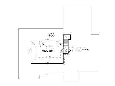 2nd Floor Plan, 025H-0024