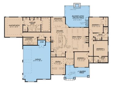 Floor Plan, 074H-0020