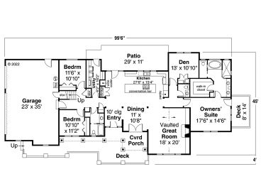 1st Floor Plan, 051H-0402