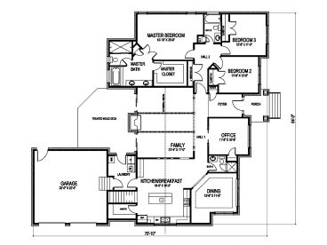 1st Floor Plan, 058H-0037