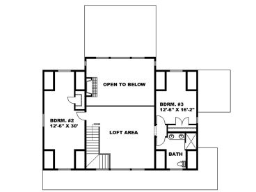 2nd Floor Plan, 012H-0314