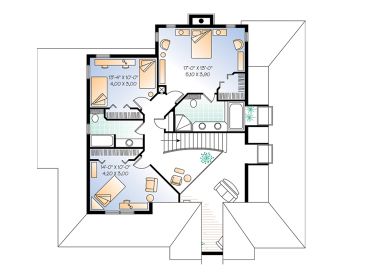 2nd Floor Plan, 027H-0056