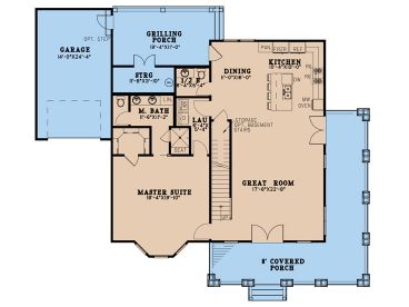 1st Floor Plan, 074H-0190