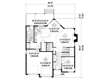 1st Floor Plan, 072H-0142