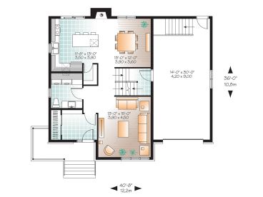 1st Floor Plan, 027H-0342