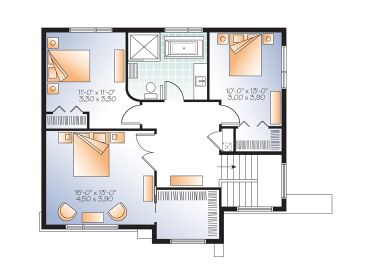 2nd Floor Plan, 027H-0337