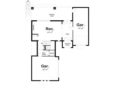 1st Floor Plan, 050H-0377