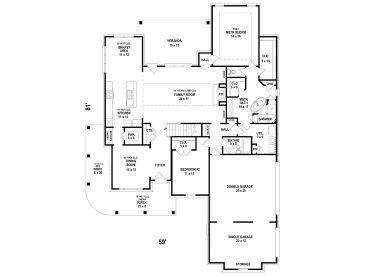 1st Floor Plan, 006H-0202