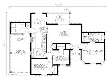 Floor Plan, 068H-0024