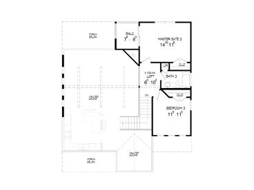 2nd Floor Plan, 062H-0003