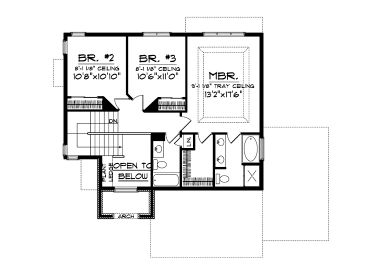 2nd Floor Plan, 020H-0207