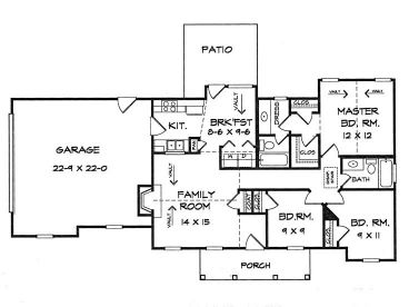Floor Plan, 019H-0057