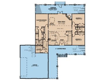 1st Floor Plan, 074H-0083
