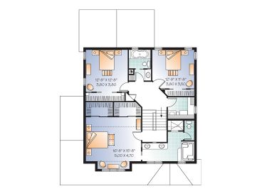 2nd Floor Plan, 027H-0264