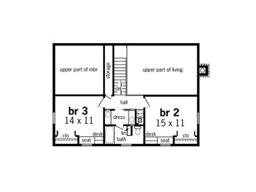 2nd Floor Plan, 021H-0201