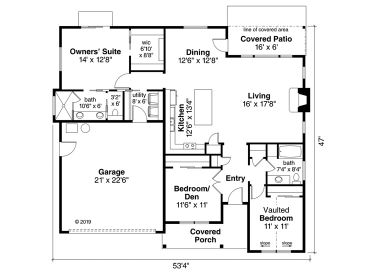 Floor Plan, 051H-0300