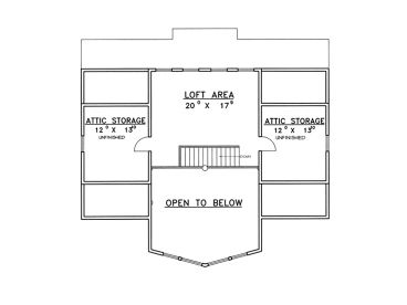 2nd Floor Plan, 012H-0056