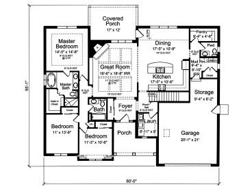 1st Floor Plan, 046H-0193