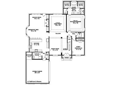 1st Floor Plan, 006H-0099