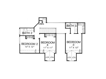 2nd Floor Plan, 036H-0025