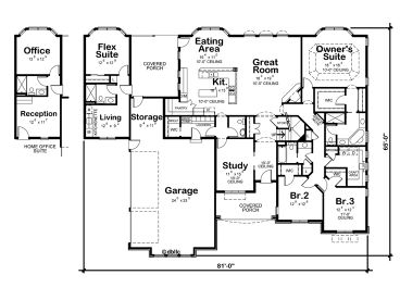 1st Floor Plan, 031H-0407