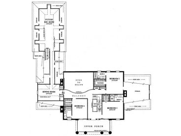 2nd Floor Plan, 063H-0181